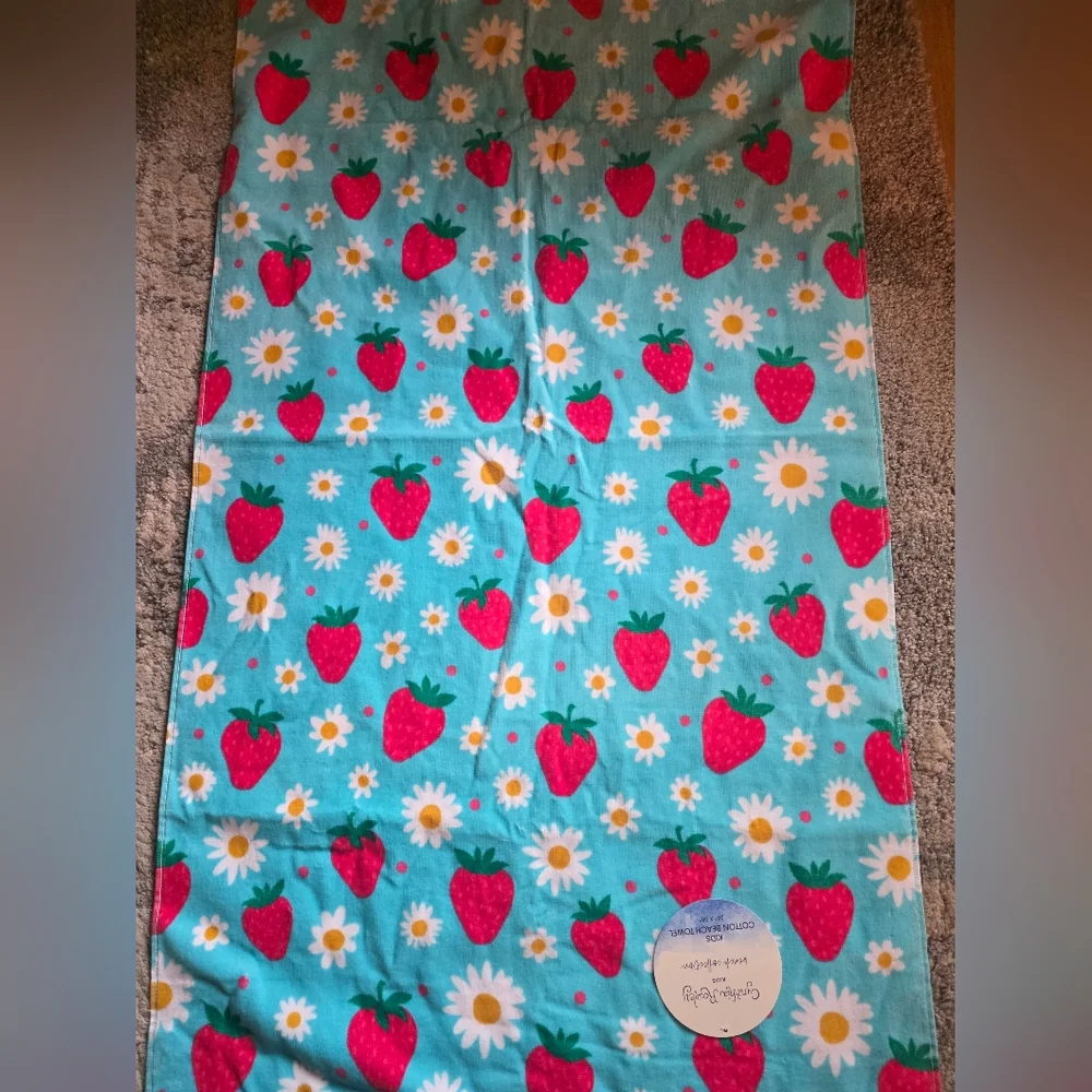 Strawberry Beach Towel-NWT